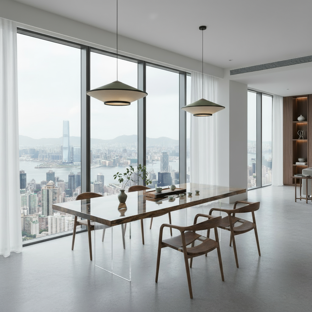 American Black Walnut Resin Table | Premium Handmade Dining Furniture