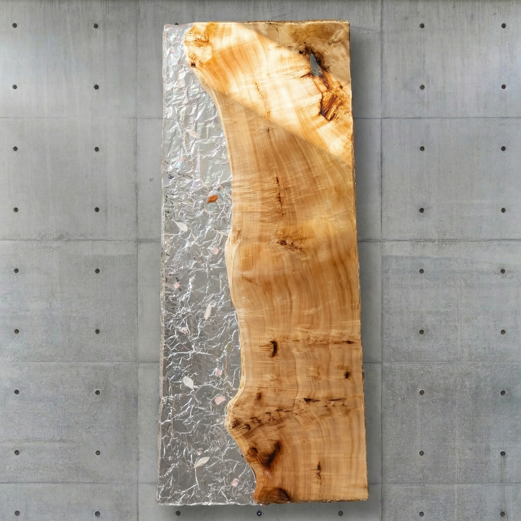 Crystawood Poplar Epoxy Resin Table - 96.1x36.1x2.0"