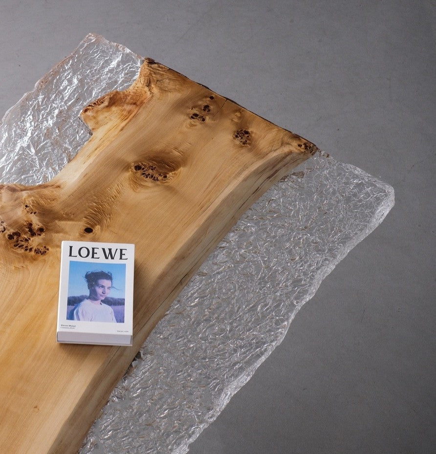 Poplar Epoxy Resin Table | Contemporary Handmade Design